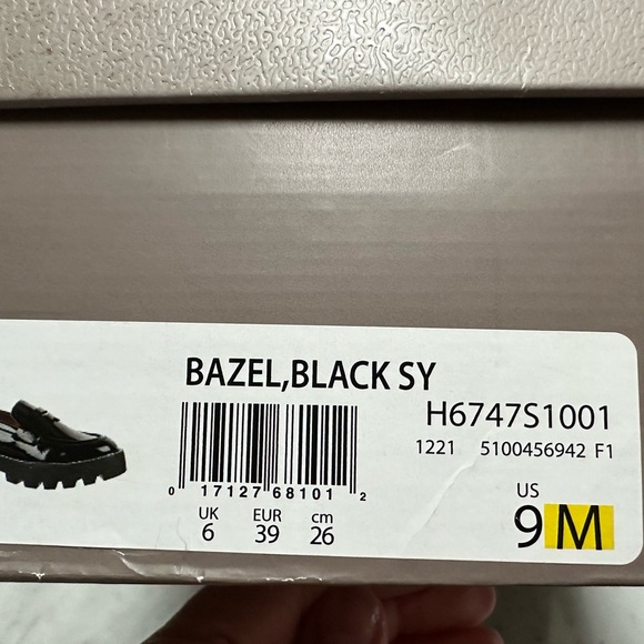 loafers Bazel black size 9 platform. Franco Sarto brand NEW! - Picture 2 of 6